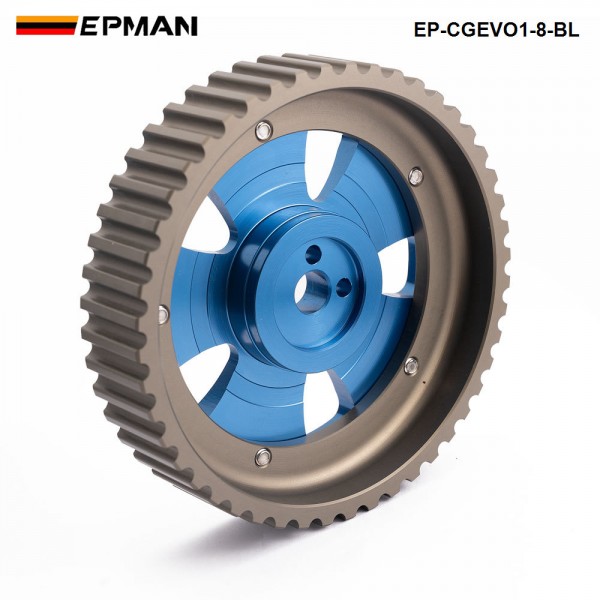 EPMAN Adjustable Cam Shaft Gear Gears For Mitsubishi Lancer Evolution EVO 1-8 4G63 4G63T EP-CGEVO1-8-BL