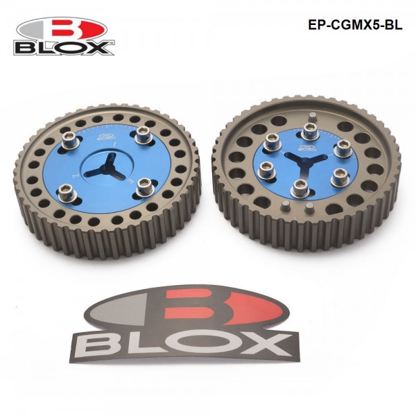 EPMAN - 2PCS/SET BLOX Cam Gear Pulley For Mazda MX-5 MX5 BP6 BP8 NB6 NB8 MX5 Camshaft Gears EP-CGMX5-BL