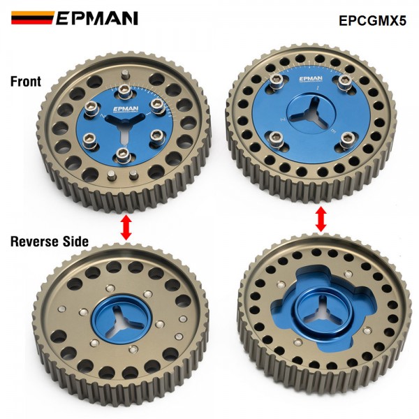 EPMAN 2PCS/SET Cam Gear Pulley For Mazda MX-5 MX5 BP6 BP8 NB6 NB8 MX5 Camshaft Gears EPCGMX5 EPMAN 2PCS/SET Cam Gear Pulley For Mazda MX-5 MX5 BP6 BP8 NB6 NB8 MX5 Camshaft Gears EPCGMX5