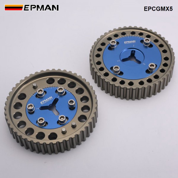 EPMAN 2PCS/SET Cam Gear Pulley For Mazda MX-5 MX5 BP6 BP8 NB6 NB8 MX5 Camshaft Gears EPCGMX5 EPMAN 2PCS/SET Cam Gear Pulley For Mazda MX-5 MX5 BP6 BP8 NB6 NB8 MX5 Camshaft Gears EPCGMX5