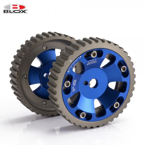 1Pair/Set BLOX Cam Gears (Blue) For Mitsubishi 4G15 4G13 TK-CG4G15BL