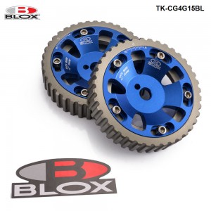 1Pair/Unit BLOX Cam Gears (Blue) For Mitsubishi 4G15 4G13 TK-CG4G15BL