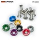 EPMAN Racing  Aluminum Radiator Stay Bracket for Honda 92-95 CIVIC EG6 EG9 EG Si for Password:JDM Style EP-SX02D