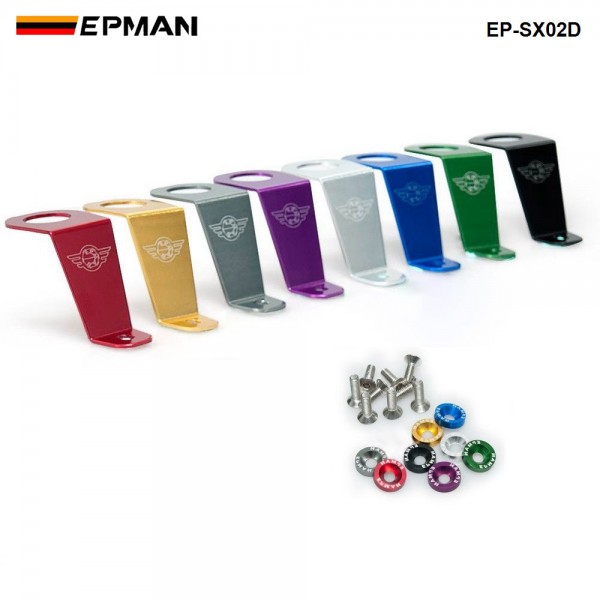 EPMAN Racing  Aluminum Radiator Stay Bracket for Honda 92-95 CIVIC EG6 EG9 EG Si for Password:JDM Style EP-SX02D