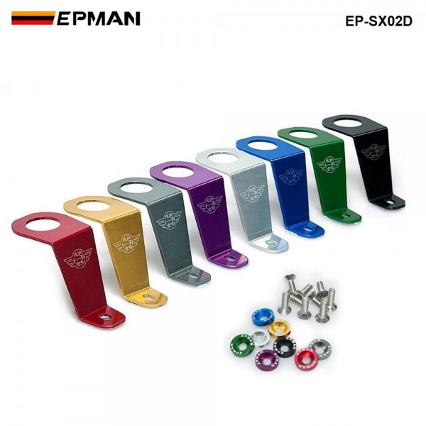 EPMAN Racing  Aluminum Radiator Stay Bracket for Honda 92-95 CIVIC EG6 EG9 EG Si for Password:JDM Style EP-SX02D