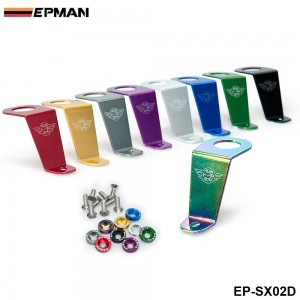 EPMAN racing genuine - Aluminum Radiator Stay Bracket for honda 92-95 CIVIC EG6 EG9 EG Si for Password:JDM Style EP-SX02D