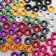 ADDCO - 50PACKS/LOT Fender Washers Bumper Washer License Plate Bolts Kits for Honda Civic EK EP AP DC2 DC5  AD-DP01S