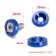 ADDCO - 50PACKS/LOT Fender Washers Bumper Washer License Plate Bolts Kits for Honda Civic EK EP AP DC2 DC5  AD-DP01S