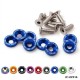 D1 Spec 8 Pcs M6 x 20 Engine Bumpers Fender Washers Kit Bolt Screw Blue Fit For Honda Civic EK EP AP DC2 DC5 D1-DP01S D1 Spec 8 Pcs M6 x 20 Engine Bumpers Fender Washers Kit Bolt Screw Blue Fit For Honda Civic EK EP AP DC2 DC5 D1-DP01S