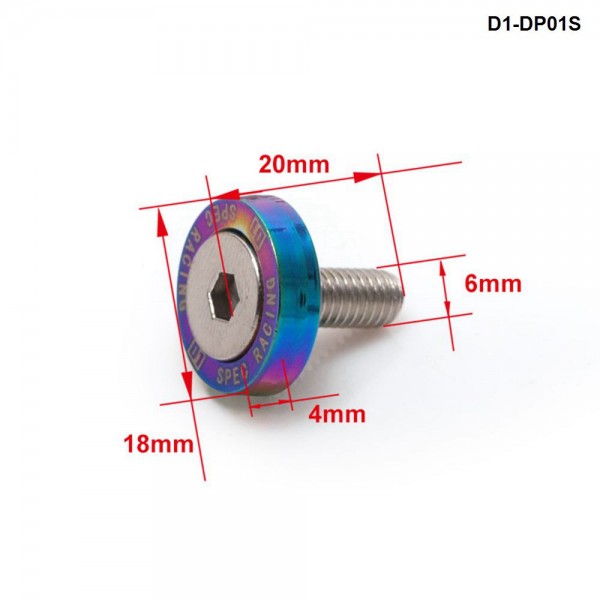 D1 Spec 8 Pcs M6 x 20 Engine Bumpers Fender Washers Kit Bolt Screw Blue Fit For Honda Civic EK EP AP DC2 DC5 D1-DP01S D1 Spec 8 Pcs M6 x 20 Engine Bumpers Fender Washers Kit Bolt Screw Blue Fit For Honda Civic EK EP AP DC2 DC5 D1-DP01S