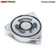 EPMAN SSQV Silver/Black SQV Adaptor BOV Flange Adapte Blow Off Valve For Hyundai Genesis 2.0T Turbo 08+ EP-BOV7575HB