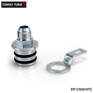 TANSKY - Engine Billet Aluminum Block Plug Adapter Breather Fitting to 10AN Fit For Honda Integra B16/B18 Engines only EP-CGQ147Z