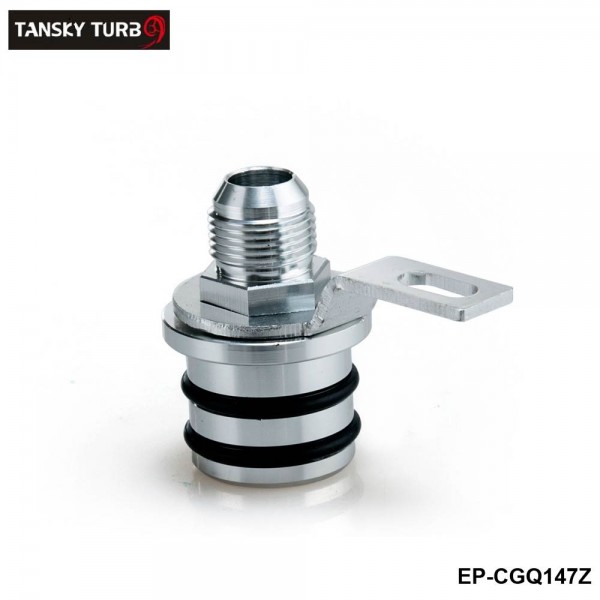 TANSKY - Engine Billet Aluminum Block Plug Adapter Breather Fitting to 10AN Fit For Honda Integra B16/B18 Engines only EP-CGQ147Z