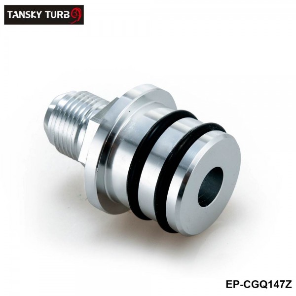 TANSKY - Engine Billet Aluminum Block Plug Adapter Breather Fitting to 10AN Fit For Honda Integra B16/B18 Engines only EP-CGQ147Z