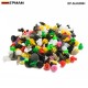 200PCS/Pack Universal Mixed Auto Fastener Car Bumper Clips Retainer Car Fastener Rivet Door Panel Fender Liner EP-SLK200H