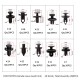 280PCS/Set Mixed Fastener Clip And Tool Car Fender Bumper rivet fixed Clip Fastener For Toyota Honda Lexus Audi Ford EP-SLK280H