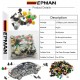500pcs/LOT Car Door Trim Panel Clip Fasteners Auto Bumper Rivet Fastener Clip Assortments Kit Push EP-SLK500H 500pcs/LOT Car Door Trim Panel Clip Fasteners Auto Bumper Rivet Fastener Clip Assortments Kit Push EP-SLK500H