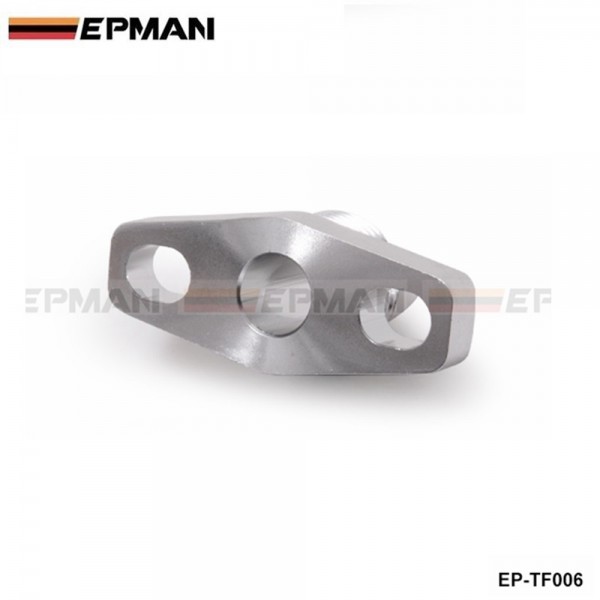 EPMAN Turbo Oil DRAIN OUTLET Flange Gasket Adapter Kit AN10 Fitting T3 T4 EP-TF006