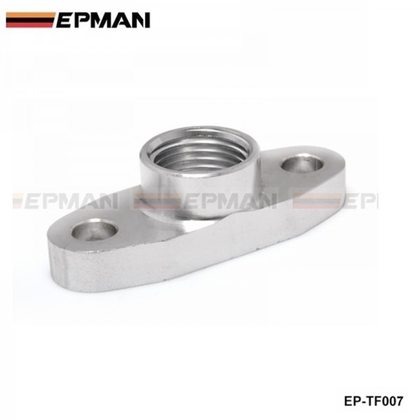 EPMAN Turbo oil drain flange For T3 T4 T04 GT40 GT50 GT55 to an10 1/2NPNT EP-TF007