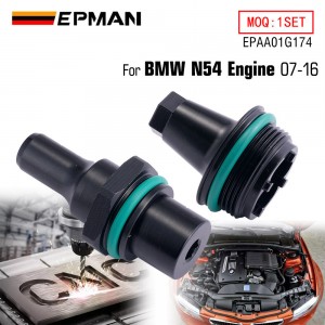 EPMAN N54 PCV Valve Cap Aluminum Cover Kit for BMW E90 E91 E92 E82 E88 E89 E60 E61 E71 N54 Twin Turbo Engines Car Accessories EPAA01G174