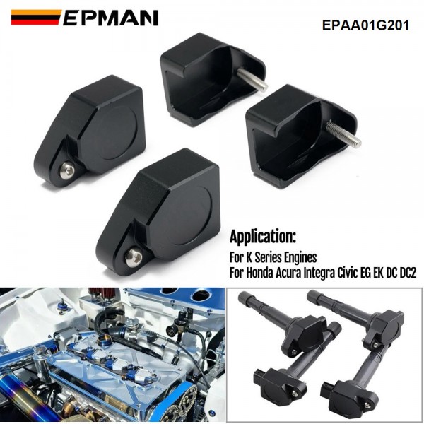 EPMAN K Series K20 K24 Billet Coil Pack Cover For Honda Acura Integra EG EK DC DC2 US EPAA01G201