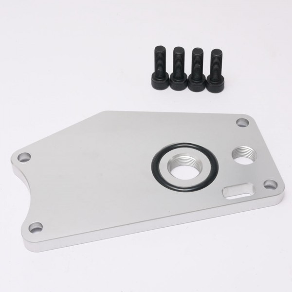 EPMAN Billet Aluminum K-series Water Pump Block Off Plate /-10 Breather Port For Honda Acura K20 K24 Engines EPAA01G211 EPMAN Billet Aluminum K-series Water Pump Block Off Plate /-10 Breather Port For Honda Acura K20 K24 Engines EPAA01G211