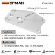 EPMAN Billet Aluminum K-series Water Pump Block Off Plate /-10 Breather Port For Honda Acura K20 K24 Engines EPAA01G211 EPMAN Billet Aluminum K-series Water Pump Block Off Plate /-10 Breather Port For Honda Acura K20 K24 Engines EPAA01G211