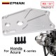 EPMAN Billet Aluminum K-series Water Pump Block Off Plate /-10 Breather Port For Honda Acura K20 K24 Engines EPAA01G211 EPMAN Billet Aluminum K-series Water Pump Block Off Plate /-10 Breather Port For Honda Acura K20 K24 Engines EPAA01G211