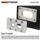 EPMAN Billet Aluminum Fire Wall Pass Through Raw Bracket For Holley Terminator X Max EPAA01G245 EPMAN Billet Aluminum Fire Wall Pass Through Raw Bracket For Holley Terminator X Max EPAA01G245