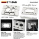 EPMAN Billet Aluminum Fire Wall Pass Through Raw Bracket For Holley Terminator X Max EPAA01G245 EPMAN Billet Aluminum Fire Wall Pass Through Raw Bracket For Holley Terminator X Max EPAA01G245