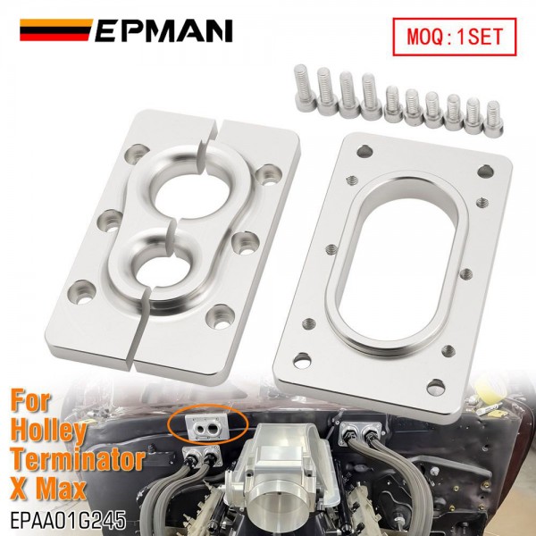 EPMAN Billet Aluminum Fire Wall Pass Through Raw Bracket For Holley Terminator X Max EPAA01G245 EPMAN Billet Aluminum Fire Wall Pass Through Raw Bracket For Holley Terminator X Max EPAA01G245
