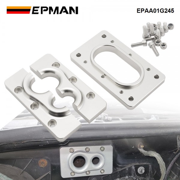 EPMAN Billet Aluminum Fire Wall Pass Through Raw Bracket For Holley Terminator X Max EPAA01G245 EPMAN Billet Aluminum Fire Wall Pass Through Raw Bracket For Holley Terminator X Max EPAA01G245