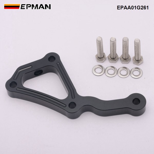 EPMAN Billet Aluminum Coolant Temp Sensor Spacer For Nissan 240SX S13 S14 S15 SR20DET Direct Bolt-On, 1/8 NPT Fitting EPAA01G261