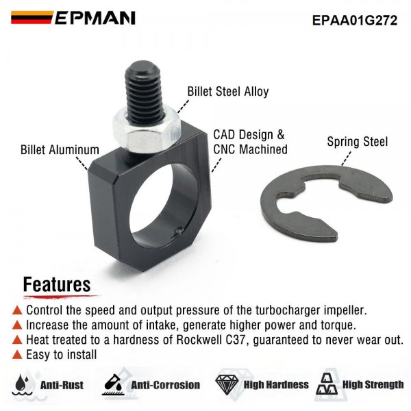 EPMAN Turbo Variable Flow Actuator Eye Bolt & Nut VGT Rod End Link For Acura RDX K23A1 2007-2012 with 2300DO-VT.T Engine EPAA01G272 EPMAN Turbo Variable Flow Actuator Eye Bolt & Nut VGT Rod End Link For Acura RDX K23A1 2007-2012 with 2300DO-VT.T Engine EPAA01G272