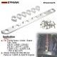 EPMAN Ignition Coil Bracket Adapter Kit Aluminum CNC For Toyota Supra / Aristo / Soarer - Twin Turbo 1JZGTE & 2JZGTE Engines EPAA01G276 EPMAN Ignition Coil Bracket Adapter Kit Aluminum CNC For Toyota Supra / Aristo / Soarer - Twin Turbo 1JZGTE & 2JZGTE Engines EPAA01G276