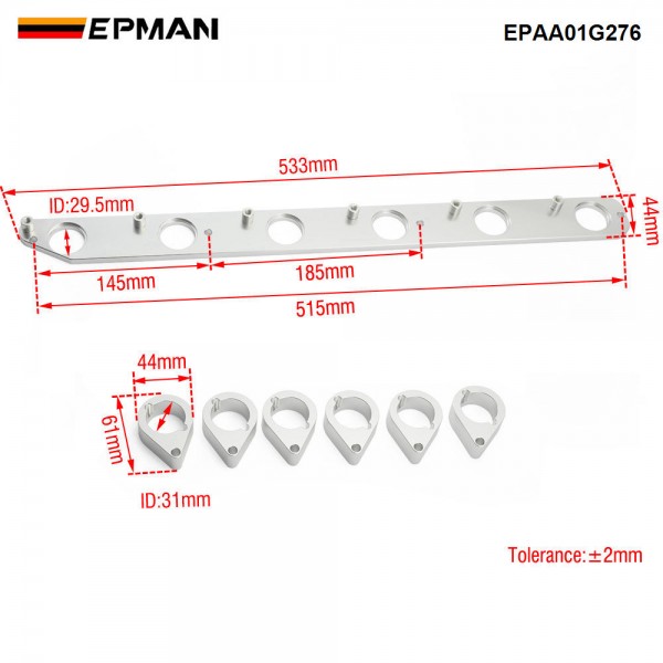EPMAN Ignition Coil Bracket Adapter Kit Aluminum CNC For Toyota Supra / Aristo / Soarer - Twin Turbo 1JZGTE & 2JZGTE Engines EPAA01G276 EPMAN Ignition Coil Bracket Adapter Kit Aluminum CNC For Toyota Supra / Aristo / Soarer - Twin Turbo 1JZGTE & 2JZGTE Engines EPAA01G276