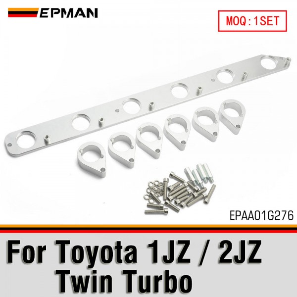 EPMAN Ignition Coil Bracket Adapter Kit Aluminum CNC For Toyota Supra / Aristo / Soarer - Twin Turbo 1JZGTE & 2JZGTE Engines EPAA01G276 EPMAN Ignition Coil Bracket Adapter Kit Aluminum CNC For Toyota Supra / Aristo / Soarer - Twin Turbo 1JZGTE & 2JZGTE Engines EPAA01G276