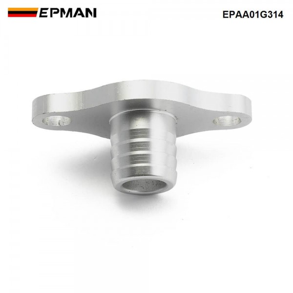 EPMAN CNC Machined Turbo Oil Drain Flange Prevents Smoking Turbo M20 Billet Aluminum Fitting EPAA01G314