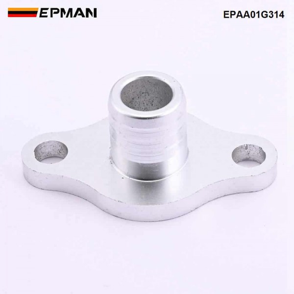 EPMAN CNC Machined Turbo Oil Drain Flange Prevents Smoking Turbo M20 Billet Aluminum Fitting EPAA01G314