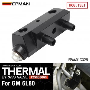 EPMAN Transmission Fluid Thermal Bypass Valve Performance Upgrade for GM 6L80 – CNC 6061 Aluminum, OEM 125068000 Replacement EPAA01G328