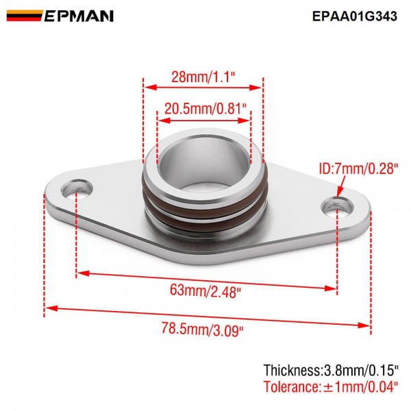 EPMAN Oil Pump Collection Tube Seal Suitable for Vauxhall Opel Insignia Zafira 2.0 CDTI Saab TTiD EPAA01G343
