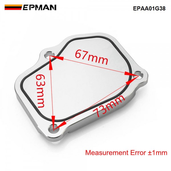 EPMAN K-Series Billet Timing Chain Tensioner Cover Plate Fit For Honda Acura K20,K20A,K20Z,K24,K24A Engines EPAA01G38