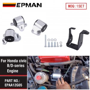 EPMAN For 96-00 Honda Civic EK B/D-series Engine Swap Motor Mount Kit 2 Bolts B16 B18 EPAA12G05 