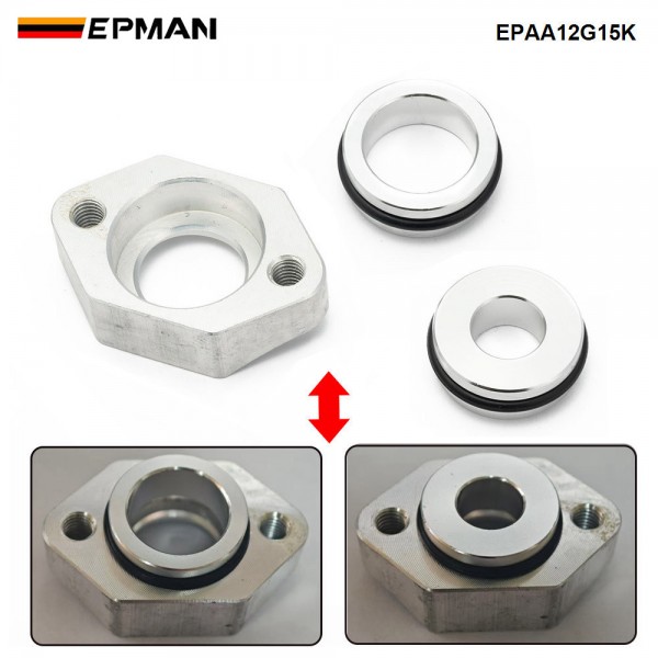 EPMAN Aluminum Intercooler Pipe Map Sensor Flange Kit For VW AUDI 1.8T Golf Jetta Beetle A4 Turbocharger EPAA12G15K