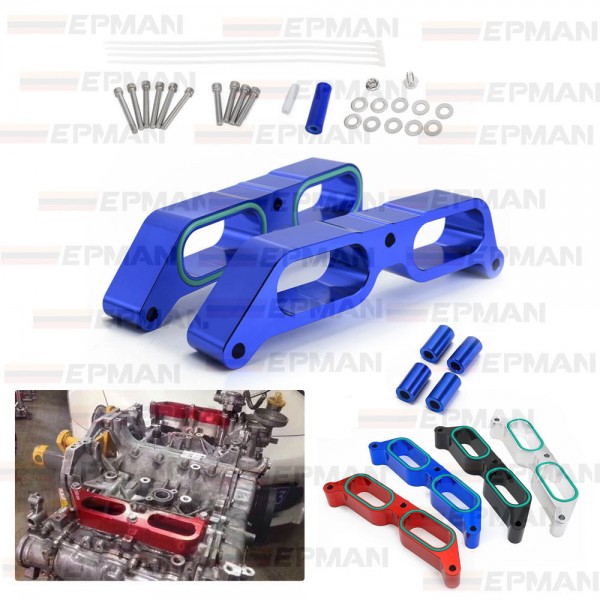 EPMAN 6SETS/CARTON Billet Power Block Intake Manifold Spacers For Subaru BRZ Scion FR-S 2013-15 EPAB04400-6T EPMAN 6SETS/CARTON Billet Power Block Intake Manifold Spacers For Subaru BRZ Scion FR-S 2013-15 EPAB04400-6T