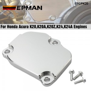 EPMAN K-Series Billet Timing Chain Tensioner Cover Plate Fit For Honda Acura K20,K20A,K20Z,K24,K24A Engines EPCPK20