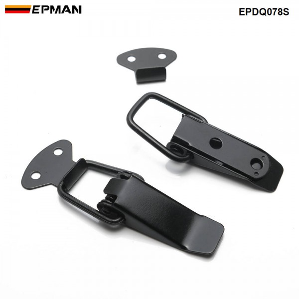 EPMAN For JDM Sport Lockable Toggle Fastener Quick Release Fasteners Car Bumpers Trunk Fender Hatch Lid Catch Clip EPDQ078S