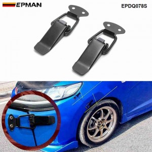 EPMAN For JDM Sport Lockable Toggle Fastener Quick Release Fasteners Car Bumpers Trunk Fender Hatch Lid Catch Clip EPDQ078S