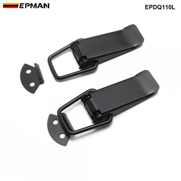 EPMAN For JDM Sport Universal Clip Lockable Toggle Fastener Quick Release Fasteners Front Rear Bumpers Lock EPDQ110L