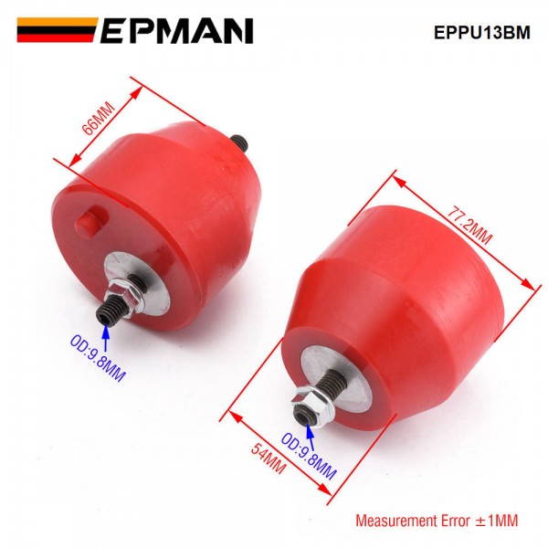 EPMAN Engine Front L&R Mount Mounting Insulator for BMW E36 E46 Compact Z3 Z4 Inline 6CYL 85A Polyurethane EPPU13BM